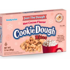 Taste of Nature Just The Dough Hot Coca Cookie Dough Bites Theater Box 12x3.1oz