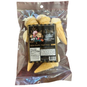 Aby's Marshmallow Maple Sugar Cone 24x75g