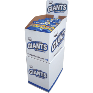 Giants Sunflower Seeds Original (Shipper Display) 72x163g