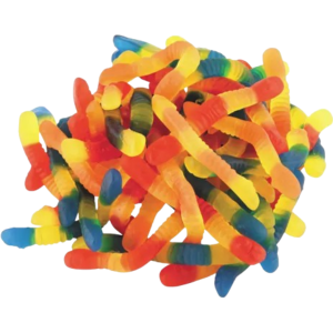 Vidal Bulk Sugar Free Gummy Worm 1kg