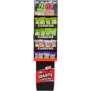 Giants Pistachios/Cashews Combo Shipper 48x4.5oz