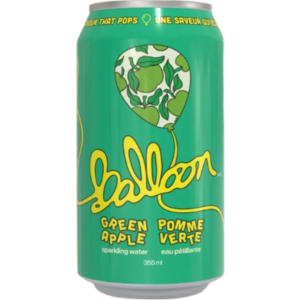 Balloon Sparkling Water Green Apple 24x355ml