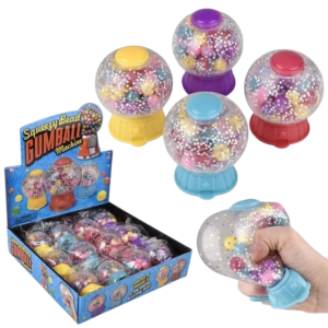 RIN Squeezy Bead Gumball Machine 3.5" 12
