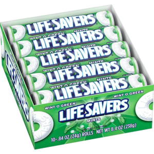 Wrigley Life Savers Winter-O-Green Roll 20