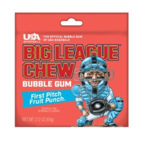 Ford Gum Big League Chew Bubble Gum Fruit Punch 12