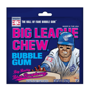 Ford Gum Big League Chew Bubble Gum Big Rally Blue Raspberry 12 (Best Before May 15 2026 ss)