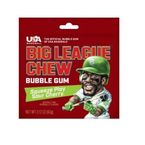 Ford Gum Big League Chew Bubble Gum Sour Cherry 12