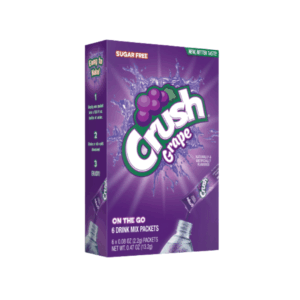 Crush Single To Go Sugar Free Grape 12x6
