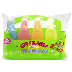 Cry Baby Sour Wax Mini Drinks Four Pack 18
