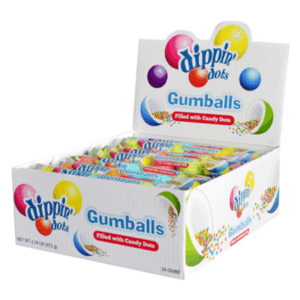 Dippin' Dots Gumballs Filled With Candy Dots 24