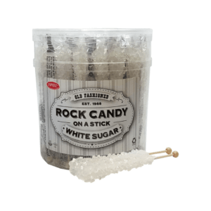 Espeez Rock Candy On A Stick White Sugar 36