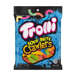 Ferrara Trolli Sour Brite Crawlers Peg Bag 12x5oz