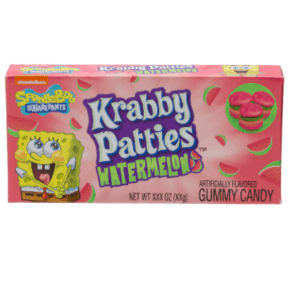 Ferrara SpongeBob SquarePants Krabby Patties Watermelon Gummy Candy TB 12x2.54oz
