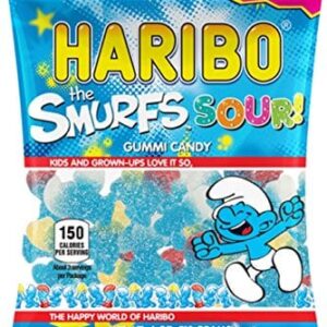 Haribo Smurfs Sour 12x4oz