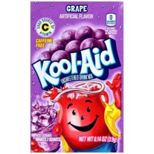 Kraft Kool-Aid Drink Mix Unsweetened Grape 48