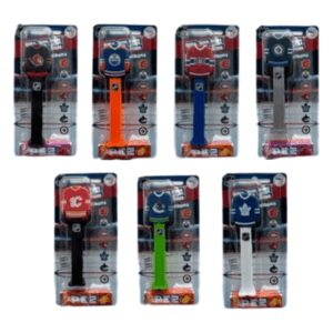 PEZ NHL Hockey Jersey Assorted Blister 12