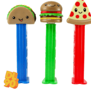 PEZ Treats Burger/Pizza/Taco Blister 6