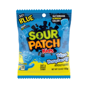 Sour Patch Kids Blue Raspberry Peg Bag 12x3.6oz