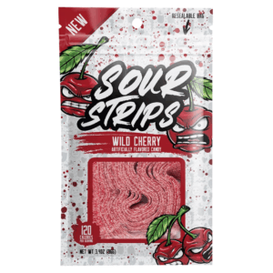 Sour Strips Wild Cherry 12x96g