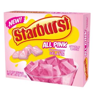 Starburst Gelatin All Pink Strawberry 12x3.89oz