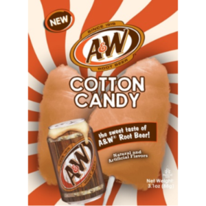 Taste Of Nature A&W Root Beer Cotton Candy Peg Bag 12x3.1oz (Best Before June 04 2026)