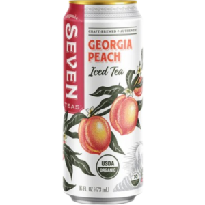 Seven Organic Ice Tea Georgia Peach 12x473ml (Best Before January 09 2027)