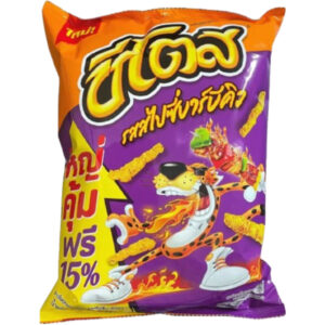 Cheetos Puff Corn Snack Spicy BBQ Thailand 18x66g