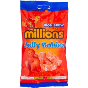 Millions Jelly Babies Iron Brew British Peg Bag 10x150g