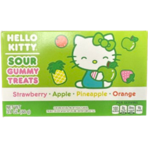 Taste Of Nature Hello Kitty Sour Gummi Treats TB 12x3.1oz