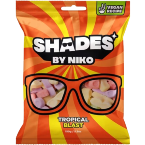 Shades By Niko Vegan Tropical Blast Bag British Peg Bag 18x150g