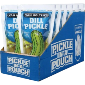 Van Holten's Dill Jumbo Pickle In A Pouch 12