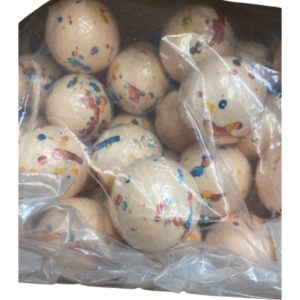 Psychedelic Jawbreaker 2.25" Wrapped With Speckles 9.98Kg