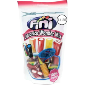 Fini Liouorice Wonder Mix Price Marked British 12x140g