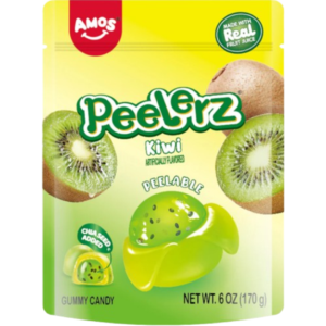 Amos Peelerz Gummy Kiwi 12x6oz