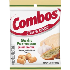 Combos Baked Garlic Parmesan Cracker Peg Bag 12x6.3oz