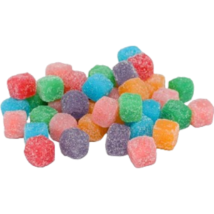 Warheads Bulk Bag Chewy Cubes Six Assorted Flavours 5lb