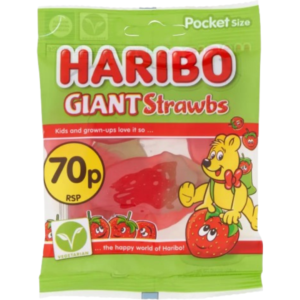 Haribo Giant Strawberry Price Marked British 20x60g