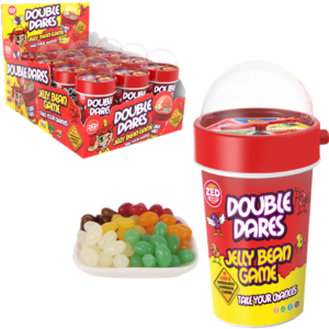 Zed Double Dares Jelly Bean Spin Cup 12x60g