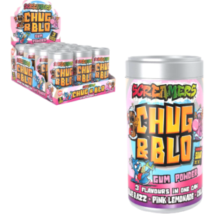 Zed Screamers Chug & Blo Powder Gum 12x55g