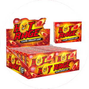 Zed Hot Rage Flaming Cinnamon Candy Theater Box 12x100g
