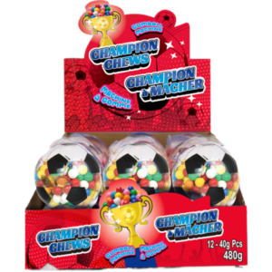 Exclusive Brand Champion Chews Gumball Machine 12x40g