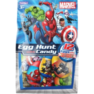Frankford Marvel Universe Plastic Egg Bag Twelve Pieces 6x1.9oz