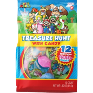 Frankford Super Mario Egg Hunt Bag Twelve Pieces 6x1.82oz