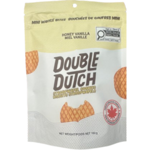 Double Dutch Stroopwafel Cookies Honey Vanilla Mini Bites Peg Bag 12x160g