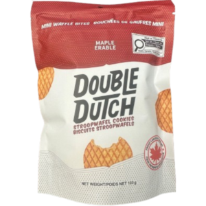 Double Dutch Stroopwafel Cookies Maple Mini Bites Peg Bag 12x160g