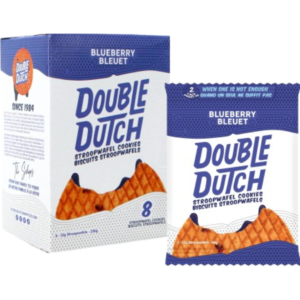 Double Dutch Stroopwafel Cookies Blueberry 8x2pkx32g