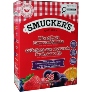 Smucker's Mixed Fruit Snacks 28x22g