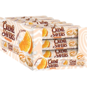 Creme Savers Rolls Orange & Creme 24
