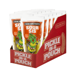 Van Holten's Sour Sis Jumbo Pickle In A Pouch 12