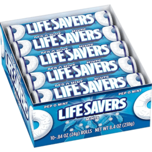 Wrigley Life Savers Pep-O-Mint Roll 20 (Best Before March 2026)